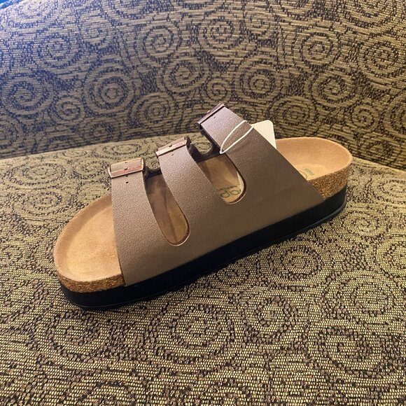 Birkenstock - Florida Flex Platform Birkibuc Mocca - Multiple Sizes (NEW W/ BOX) - Picture 2 of 3